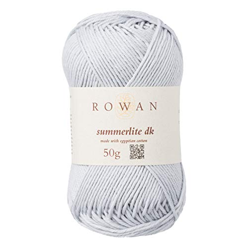 Rowan 9802191-00468 Handstrickgarn, 100% Baumwolle, Silvery Blue, onesize von Rowan