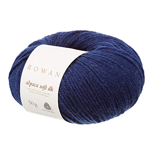 Rowan 9802210-00212 Handstrickgarn, Alpaka, Marine Blue, onesize von Rowan