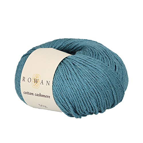 Rowan 9802211-00230 Handstrickgarn, 85% Baumwolle, 15% Kaschmir, Ocean, onesize, 50 Gramm von Rowan