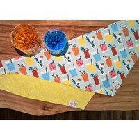 Craft Cocktail Hundehalstuch Mixgetränke Reversible Tie-On Fashion Haustier, Boozehound von RowdyDogBandanas