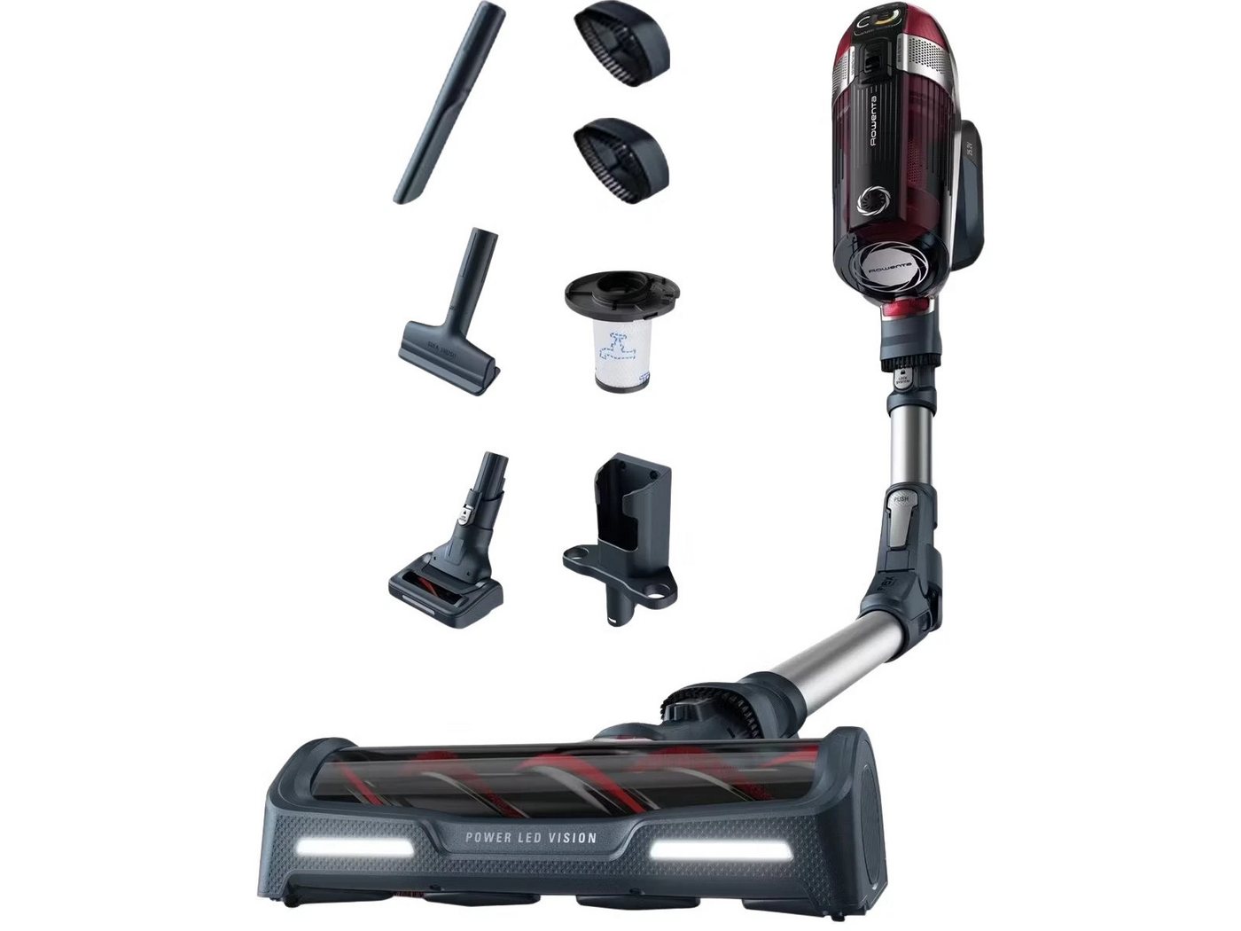 Rowenta Akku-Stielstaubsauger ROWENTA X-Force Flex 11.60 Allergy Akku Staubsauger (RH9877), beutellos, Boost-Taste für maximale Leistung auf Knopfdruck von Rowenta