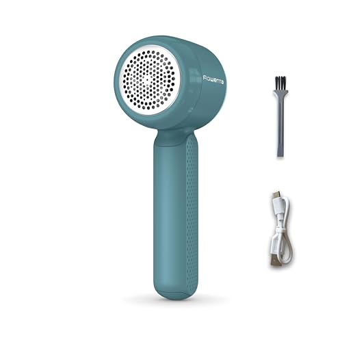 Rowenta Easy Care wiederaufladbarer Fusselentferner, Edelstahlgitter für perfekte Ergebnisse, 60 Minuten Laufzeit, schnell und einfach zu verwenden, Blau, JA8002E0 von Rowenta
