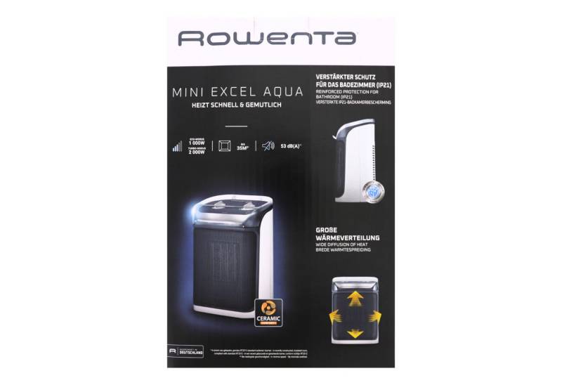Rowenta Gesundheitskissen Rowenta Heizlüfter SO9281 Mini Excel Aqua Keramik heizt schnell und ge von Rowenta