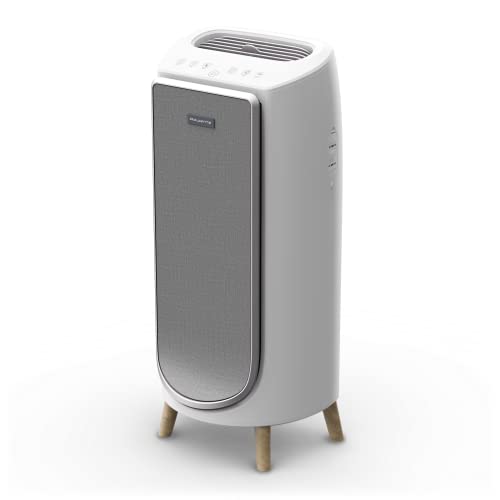 Rowenta PU6180 Intense Pure Air Home Luftreiniger | HEPA-Luftfilterung | filtert Formaldehyd | CADR 360 m3/h | Reine Luft-App | 4 automatische Modi | weniger als 32 dB(A) | Weiß/Textilfinish von Rowenta