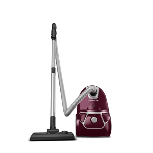 Rowenta Compact Power Staubsauger mit Beutel, 750 Watt, 3 Liter Staubbeutel, 2-in-1-Fugendüse, Home & Car-Set, für alle Bodenarten, kompaktes Design, Bodenstaubsauger, dunkelrot /silber, RO3969EA Rowenta Compact Power Staubsauger mit Beutel, 750 Watt, 3 Liter Staubbeutel, 2-in-1-Fugendüse, Home & Car-Set, für alle Bodenarten, kompaktes Design, Bodenstaubsauger, dunkelrot /silber, RO3969EA von Rowenta