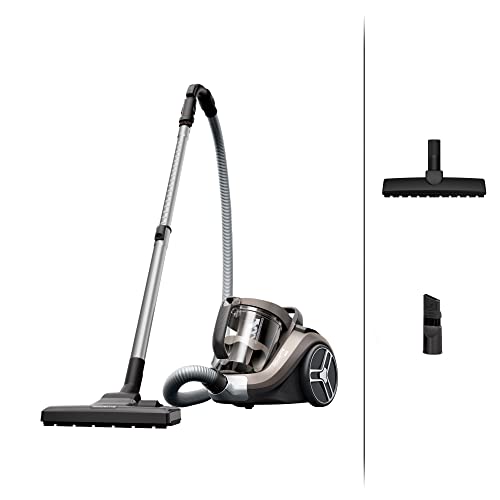 Rowenta RO4B30 Compact Power XXL, beutelloser Bodenstaubsauger, Chrom, 900 W, 2.5 liters, 69 Dezibel von Rowenta