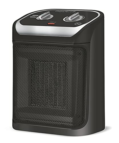 Rowenta Mini Excel Keramik Heizlüfter 1000 Watt, Elektro-Heizung, energiesparend, Innenraum, inkl. Silence-Modus, extrem leise mit nur 49 dB(A), für 25 m² Räume, kompaktes Design, SO9261 von Rowenta