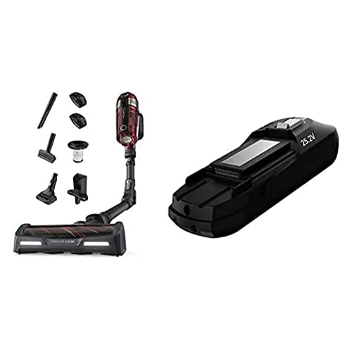 Rowenta X-FORCE FLEX 11.60 Animal RH9878 | Akku-und Handstaubsauger | Hohe Saugleistung | 90 Min Laufzeit | Smartes Farbdisplay | LED-Düse | Flex-Gelenk | 99,9% Luftfilterung| mit 2 Akkus, Schwarz/Rot Rowenta X-FORCE FLEX 11.60 Animal RH9878 | Akku-und Handstaubsauger | Hohe Saugleistung | 90 Min Laufzeit | Smartes Farbdisplay | LED-Düse | Flex-Gelenk | 99,9% Luftfilterung| mit 2 Akkus, Schwarz/Rot von Rowenta