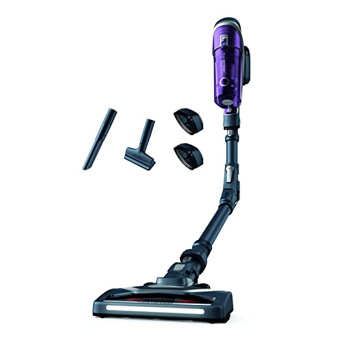 Rowenta X-Force Flex 8.60 Allergy, Kabelloser Akku Staubsauger, Allergiefilter, Flex-Gelenk, bis 45 min Akku-Laufzeit, Fugendüse, Polsterdüse, RH9638WO, Lila/Grau von Rowenta