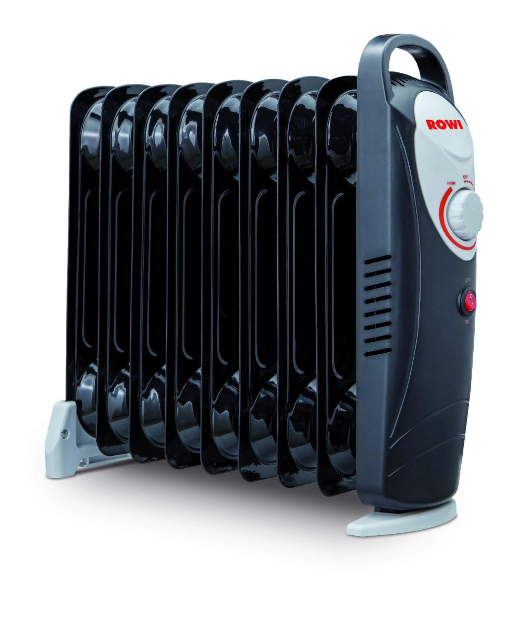 Rowi Ölradiator 9 Rippen HOR 1000/9/2 Mini schwarz von Rowi