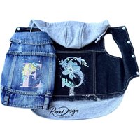 Hunde Jeansweste/Jeansjacke Hunde Jeansweste/Jeansjacke von RoxaDesignHanDesigns
