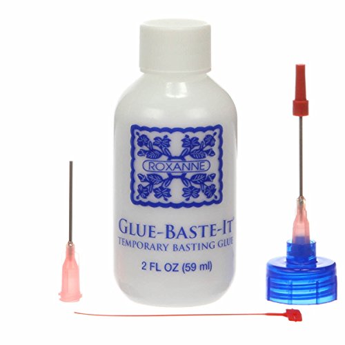 Roxanne Colonial Needle „Glue-Baste-It“, Heft-Kleber für Stoffe, 59,1 ml von Roxanne