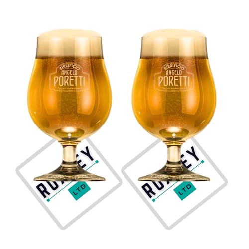 Roxley Angelo Poretti Schooner 2/3 Pint Glas Gläser Bier Lager Man Cave Lager X2 Pint Gläser Hergestellt in Großbritannien Roxley Angelo Poretti Schooner 2/3 Pint Glas Gläser Bier Lager Man Cave Lager X2 Pint Gläser Hergestellt in Großbritannien von RoxleyLtd