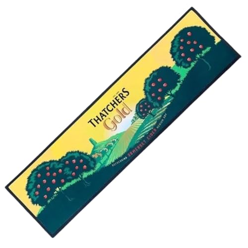 Thatchers PVC-Barmatte, Cider Drip Runner Man Cave-Griffe und Rutschschutz, großes klassisches Logo von RoxleyLtd