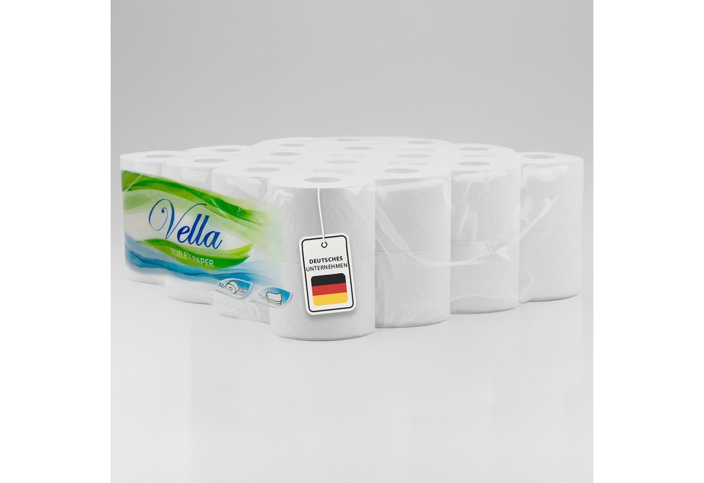 Roxlin Toilettenpapier Premium Toilettenpapier 3-lagig – Ultraweich & Hautfreundlich (32-St) von Roxlin