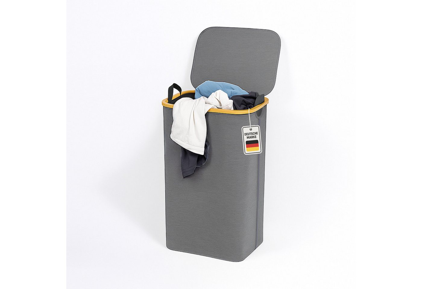 Roxlin Wäschekorb Wäschekorb 100L mit Deckel & herausnehmbarer Tasche, faltbar & tragbar Roxlin Wäschekorb Wäschekorb 100L mit Deckel & herausnehmbarer Tasche, faltbar & tragbar von Roxlin