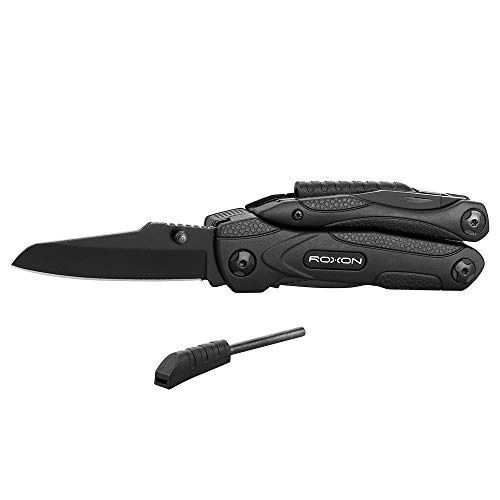 ROXON CM1349 Spark Multitool-Zange, 14-in-1 Multitools Klappzange, Mehrzweck-Outdoor-Survival-tragbares Multi-Tool-Set ROXON CM1349 Spark Multitool-Zange, 14-in-1 Multitools Klappzange, Mehrzweck-Outdoor-Survival-tragbares Multi-Tool-Set von Roxon