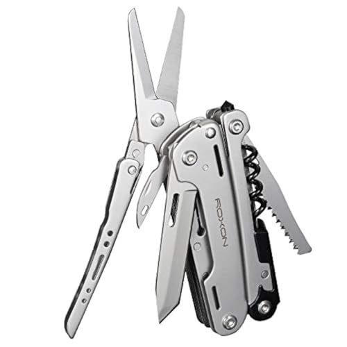 Roxon S801S STORM Multitool Zange, Outdoor Multi Tool, Multitool mit extra Bits Gruppe und schwarzem Koffer, Pocket Multi Tool für Camping und Wandern Roxon S801S STORM Multitool Zange, Outdoor Multi Tool, Multitool mit extra Bits Gruppe und schwarzem Koffer, Pocket Multi Tool für Camping und Wandern von Roxon