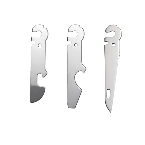 Roxon FT11 Bauen Sie Ihr eigenes Multitool Zubehör für Flex Multitool (3-teiliges Set inklusive Flaschenöffner + Schlitzschraubendreher & Dosenöffner & Ahle + Einfädler) Austauschbare Werkzeuge von Roxon