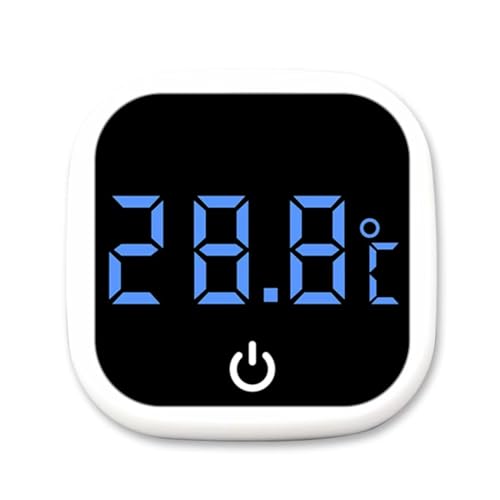 Roxvue 0-60 ℃ Selbstklebendes Aquarium-Thermometer LCD Digital Aquarium Mini-Thermometer Bildschirmmonitor Terrariumtemperatur von Roxvue
