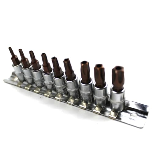 Roxvue 1/4 Torx-Schraubendreher-Bit-Steckdosen-Pentalob-Schraubendreher-Bit-Set 5-Torx- 1/4 Steckdose mit Aufbewahrungshalter Roxvue 1/4 Torx-Schraubendreher-Bit-Steckdosen-Pentalob-Schraubendreher-Bit-Set 5-Torx- 1/4 Steckdose mit Aufbewahrungshalter von Roxvue