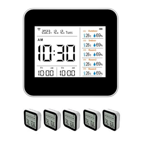 Roxvue 13 in 1 Tuya WIFI Intelligentes Thermometer Hygrometer Innen Genaues Temperatur- Monitor von Roxvue