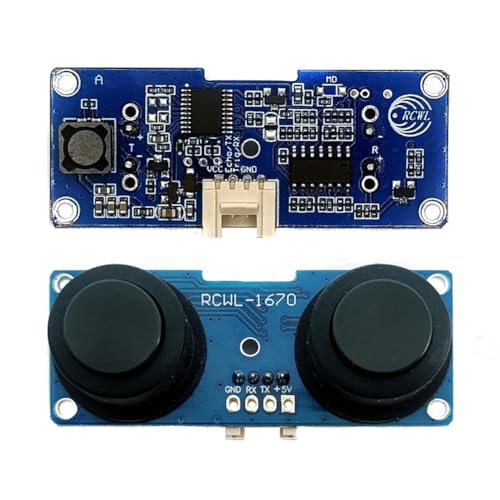 Roxvue 2 Stück RCWL-1670 Wasserdichtes Transceiver Split Ultraschall-Entfernungsmodul 2cm-400cm Entfernung für die Wasserstandsmessung von Roxvue
