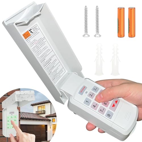 Roxvue 22-in-1-Garagentoröffner mit Kabelloser Tastatur, Kompatibel mit Alle Genie-/Overhead-/Intellicode-/DIP-Schalter-Garagentoröffnern Roxvue 22-in-1-Garagentoröffner mit Kabelloser Tastatur, Kompatibel mit Alle Genie-/Overhead-/Intellicode-/DIP-Schalter-Garagentoröffnern von Roxvue