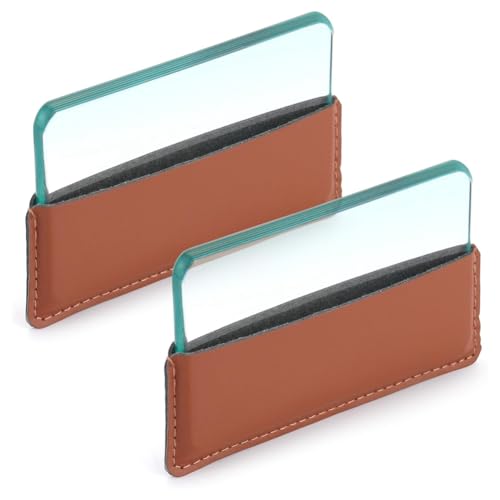 Roxvue 2er-Pack Glasglätter zum Polieren Von Lederwaren, Lederpolierwerkzeug mit Lederschutzhülle, Glasglätter Roxvue 2er-Pack Glasglätter zum Polieren Von Lederwaren, Lederpolierwerkzeug mit Lederschutzhülle, Glasglätter von Roxvue