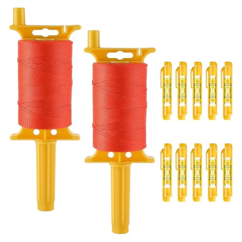 Roxvue 2er-Pack -Line mit, Gedrehte, 164 M Lange, Wiederaufladbare Schnurrolle mit 10 Integrierten Ebenen, Geflochtene Nylonschnur Roxvue 2er-Pack -Line mit, Gedrehte, 164 M Lange, Wiederaufladbare Schnurrolle mit 10 Integrierten Ebenen, Geflochtene Nylonschnur von Roxvue