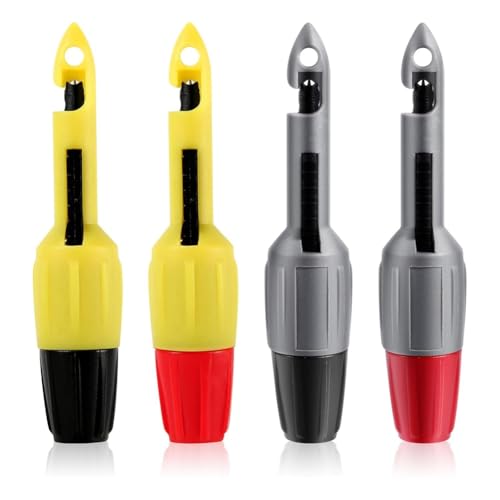 Roxvue 4-Teiliges Draht-Piercing-Sonden-Set, 0,08 und 0,16 Isolations-Durchstichdrahtsonde Piercing-Clip Prüfsonden-Werkzeug von Roxvue