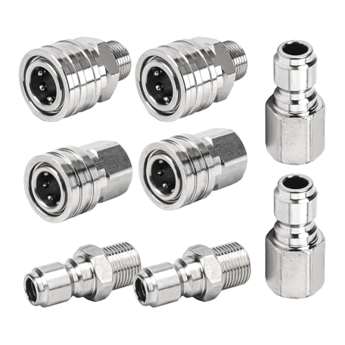 Roxvue Adapter Set mit Weiblichen und Männlichen Gewinden Aus Rostfreiem Stahl für Hochdruckreiniger Roxvue Adapter Set mit Weiblichen und Männlichen Gewinden Aus Rostfreiem Stahl für Hochdruckreiniger von Roxvue