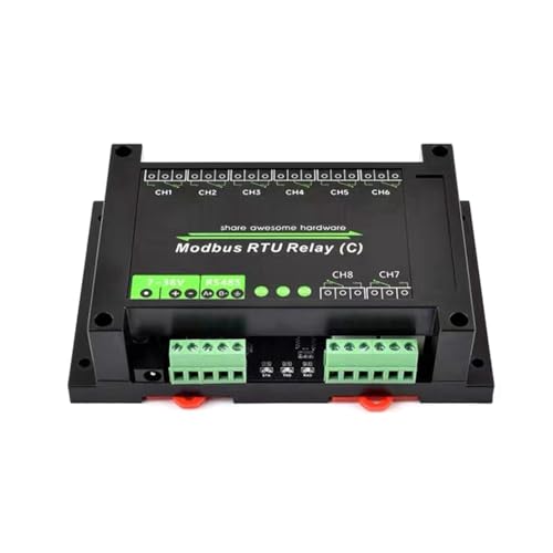 Roxvue DIN-Schienen 8-Kanal-Relaismodul RS485 Magnetisches Halte-Relais Modbus RTU-Protokoll Mehrfache Isolierungsschutzschaltung Roxvue DIN-Schienen 8-Kanal-Relaismodul RS485 Magnetisches Halte-Relais Modbus RTU-Protokoll Mehrfache Isolierungsschutzschaltung von Roxvue
