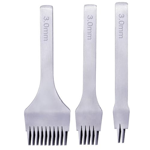 Roxvue DIY Handgefertigte Lederwaren Lederstanzwerkzeug 3,0 mm Stanzwerkzeug Roxvue DIY Handgefertigte Lederwaren Lederstanzwerkzeug 3,0 mm Stanzwerkzeug von Roxvue