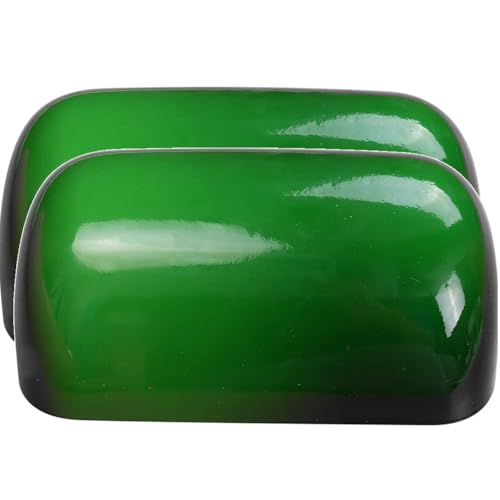 Roxvue Die Neue Grüne Glas-Banker-Lampenabdeckung/Banker-Lampenschirm Aus Glas Roxvue Die Neue Grüne Glas-Banker-Lampenabdeckung/Banker-Lampenschirm Aus Glas von Roxvue