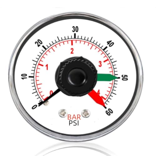 Roxvue ECX2712B1 Pool Filterdruckmessgerät Verstellbare 0,6MPA 6bar Manometer 1/4" NPT Roxvue ECX2712B1 Pool Filterdruckmessgerät Verstellbare 0,6MPA 6bar Manometer 1/4" NPT von Roxvue