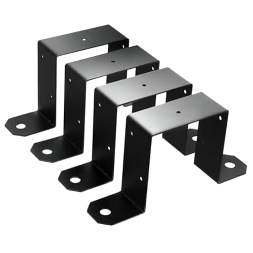 Roxvue Fence Post Brackets Deck Fence für Pfosten U-Halterung Schwarz U-Halterungen Roxvue Fence Post Brackets Deck Fence für Pfosten U-Halterung Schwarz U-Halterungen von Roxvue