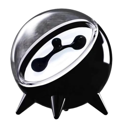 Roxvue Ferrofluid-Sound-Visualizer, Wiederaufladbarer Musik-Rhythmus-Lautsprecher mit Magnetischem Tonabnehmer, Heimdekoration, Schwarz Roxvue Ferrofluid-Sound-Visualizer, Wiederaufladbarer Musik-Rhythmus-Lautsprecher mit Magnetischem Tonabnehmer, Heimdekoration, Schwarz von Roxvue