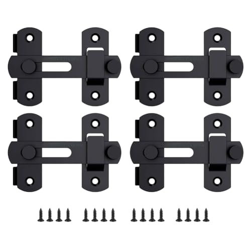 Roxvue Heavy Duty Flip Lock 180 Grad Türriegel, Sicherheitstürriegel für Badezimmer-Gartentür, Scheunentor, Roxvue Heavy Duty Flip Lock 180 Grad Türriegel, Sicherheitstürriegel für Badezimmer-Gartentür, Scheunentor, von Roxvue