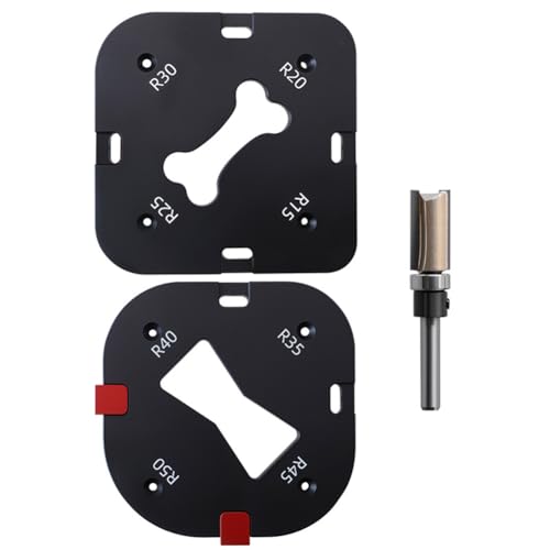 Roxvue Holzverarbeitungsschablonen Aluminiumlegierung Holzbearbeitungs Radius-Schablone Roxvue Holzverarbeitungsschablonen Aluminiumlegierung Holzbearbeitungs Radius-Schablone von Roxvue