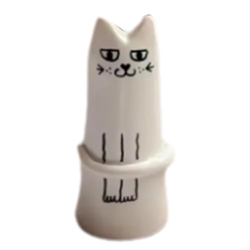 Roxvue Katzenvase, Tierhaar-Gedenksammlung, Flasche, Katzenbart, Aufbewahrungsbox, Heim-Desktop-Dekoration, Harzvase, Dekoration von Roxvue