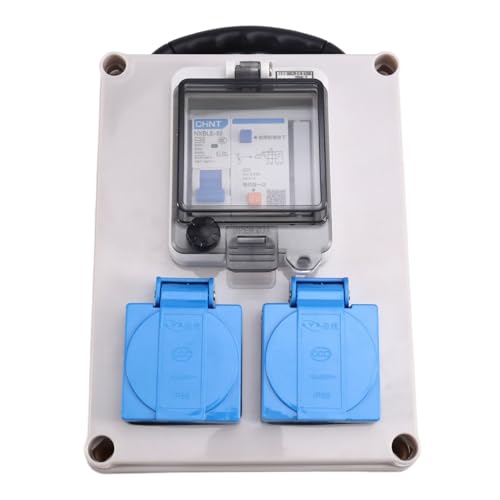 Roxvue Outdoor-Industrie-Steckdosenbox Tragbarer Wandverteilersteckdosenbox Wasserdichte Box Mobile Strombox Roxvue Outdoor-Industrie-Steckdosenbox Tragbarer Wandverteilersteckdosenbox Wasserdichte Box Mobile Strombox von Roxvue