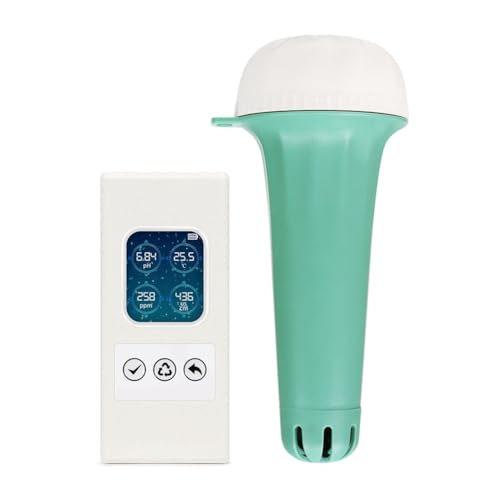 Roxvue Schwimmbadwasserqualitätstester 4-In-1 IP68 Wasserdichter Schwimmbad-Detektor Kabellose Verbindung Getrennter Schwimmertyp Roxvue Schwimmbadwasserqualitätstester 4-In-1 IP68 Wasserdichter Schwimmbad-Detektor Kabellose Verbindung Getrennter Schwimmertyp von Roxvue