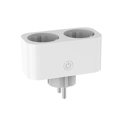 Roxvue TUYA Smart Wifi Doppelstecker 16A Tuya WiFi für Drahtlose Fernbedienung 16A EU 2 in 1 Steckdosen-Steuerung Smart Home Timing-App Sprachsteuerung Arbeit B EU-Stecker Roxvue TUYA Smart Wifi Doppelstecker 16A Tuya WiFi für Drahtlose Fernbedienung 16A EU 2 in 1 Steckdosen-Steuerung Smart Home Timing-App Sprachsteuerung Arbeit B EU-Stecker von Roxvue