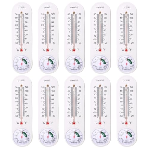 Roxvue Thermometer und Hygrometer -Wandthermometer und Hygrometer Rotes Wasser Langer Weißer Balken Hängethermometer Roxvue Thermometer und Hygrometer -Wandthermometer und Hygrometer Rotes Wasser Langer Weißer Balken Hängethermometer von Roxvue
