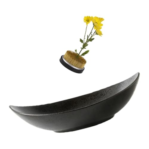 Roxvue Vasenset, 2 Blumenfrosch Kanzan mit 9 Schalenvase - Inklusive Blumenfrosch von Roxvue