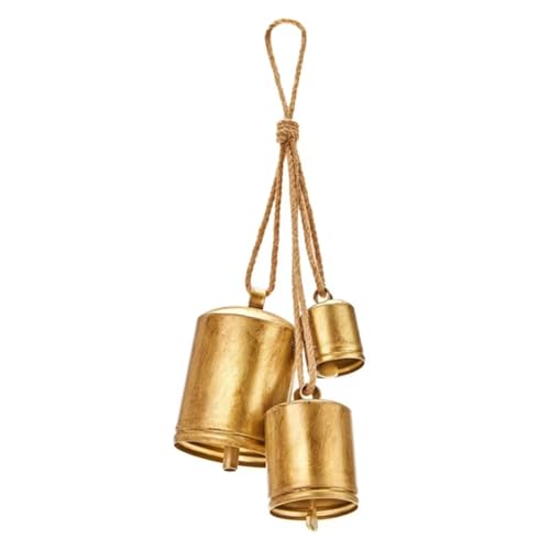 Roxvue Weihnachtsglocken Rustikale Weihnachtsdekoration Vintage-Stil Shabby Chic Ornamente von Roxvue