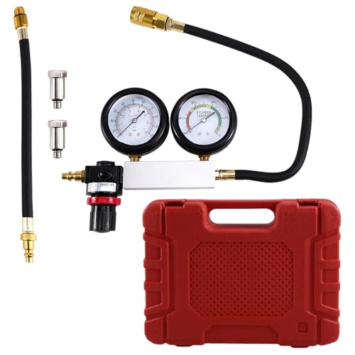 Roxvue Zylinder-Lecktester Werkzeug Lecktester-Set Zylinderdetektor mit Doppel-Manometern von Roxvue