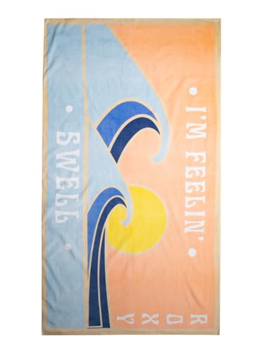 Roxy It Feels Like Summer - Beach Towel - Strandtuch - Unisex - Blau. von Roxy