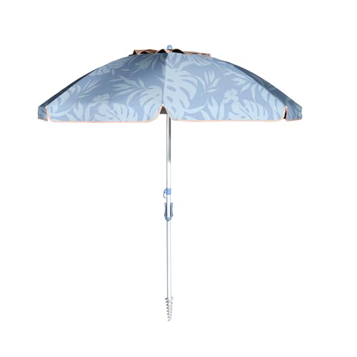 Roxy Strandschirm mit UV 50+ Sonnenschutz - Verstellbare Neigung, Winddichtes Design, Leichter tragbarer Regenschirm mit Tragetasche - Perfekt für Strand, Terrasse oder Outdoor von Roxy